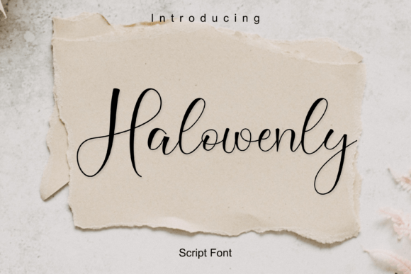 Halowenly Font Poster 1