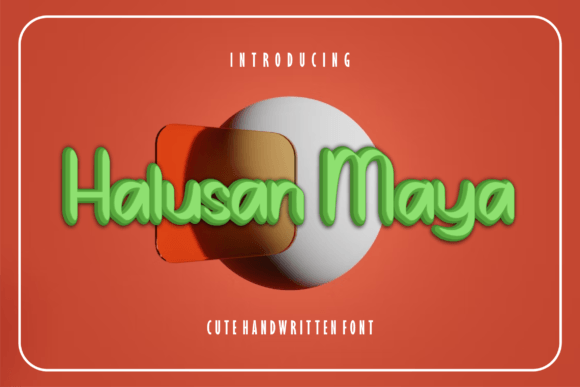 Halusanmaya Font Poster 1