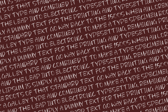Hamberg Font Poster 8