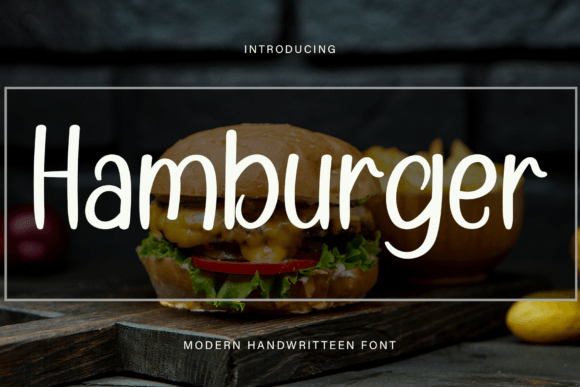 Hamburger Font Poster 1