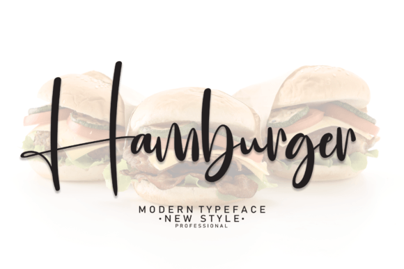 Hamburger Font