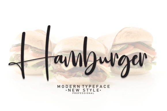 Hamburger Font Poster 1