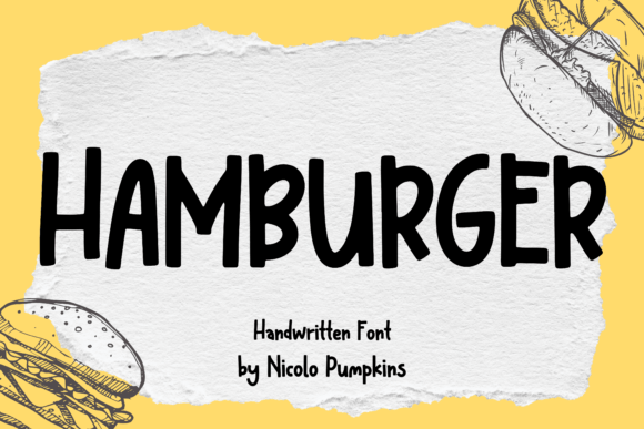 Hamburger Font Poster 1