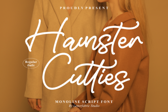 Hamster Cutties Font Poster 1