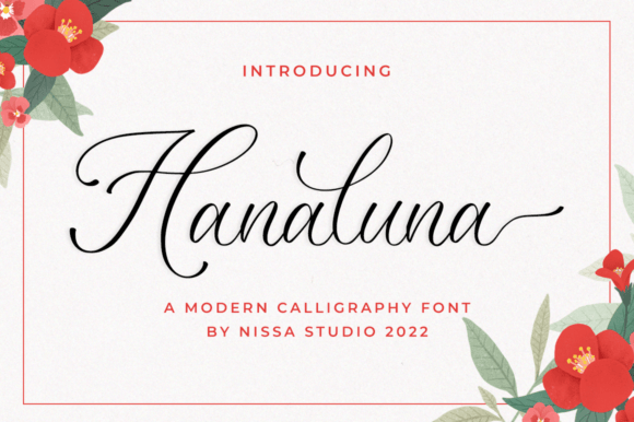 Hanaluna Font Poster 1