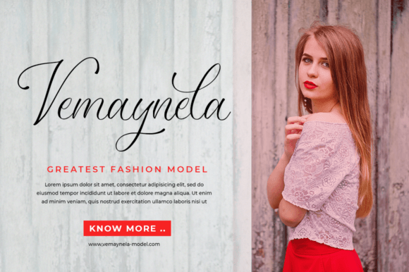 Hanaluna Font Poster 4