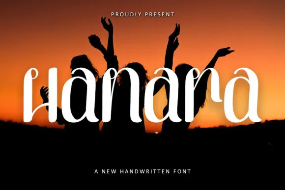Hanara Font Hanara Font Poster 1