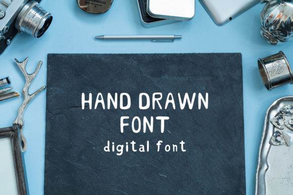 Hand Drawn Font Poster 1