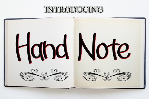 Hand Note Font Poster 1