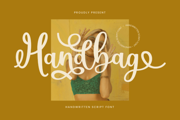 Handbag Font Poster 1