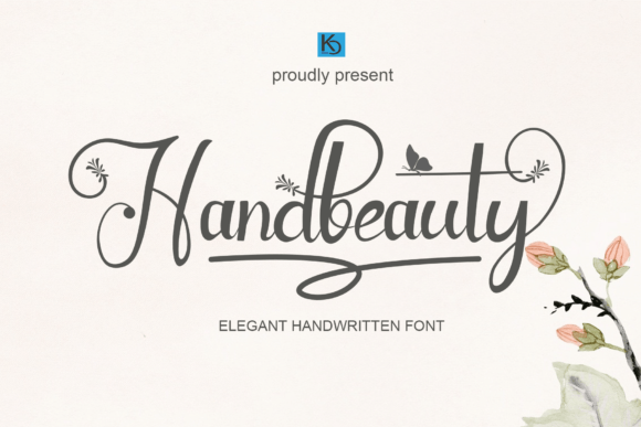 Handbeauty Font Handbeauty Font Poster 1
