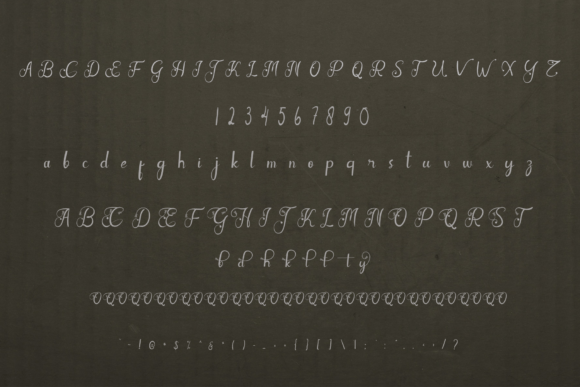Handbeauty Font Poster 7