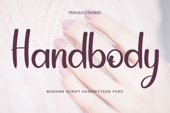 Handbody Font Poster 1