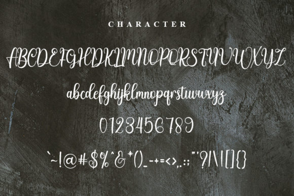 Handbooks Font Poster 6