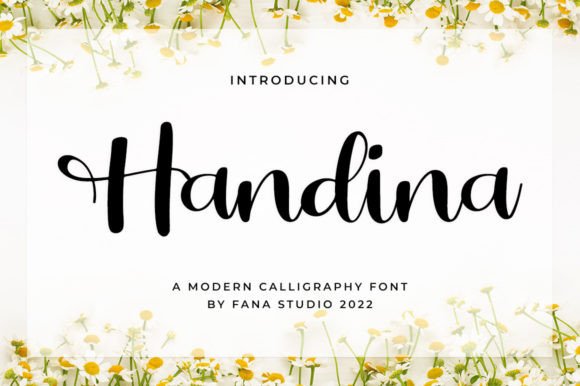 Handina Font Poster 1