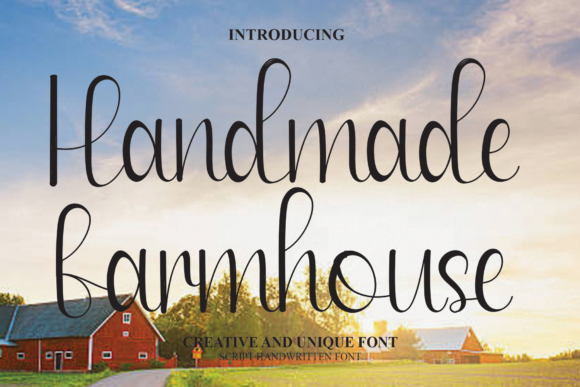 Handmade Farmhouse Font