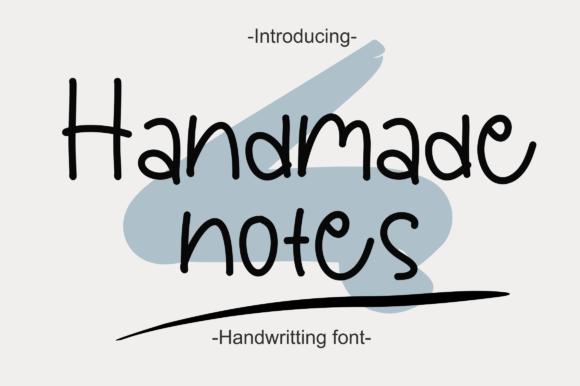 Handmade Notes Font Poster 1