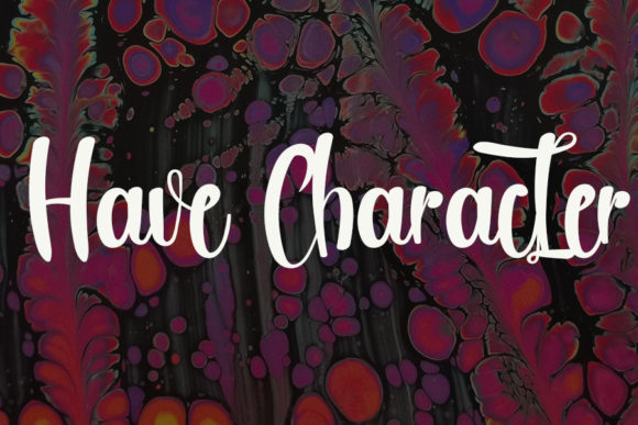 Handmade Painting Font Poster 3