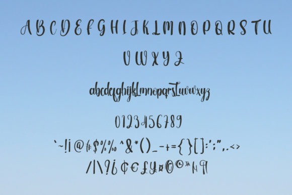 Handmade Painting Font Poster 5