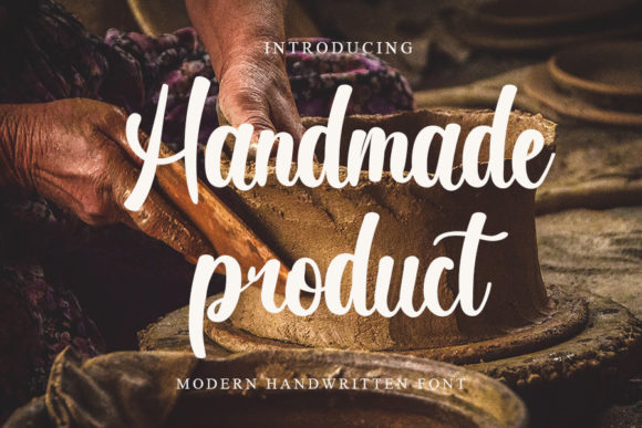 Handmade Product Font Poster 1