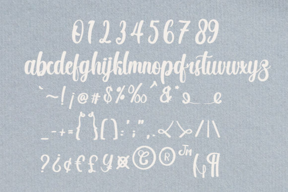 Handmade Product Font Poster 5