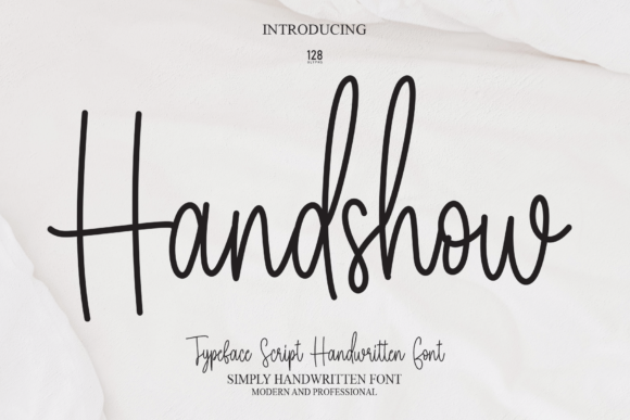 Handshow Font Poster 1