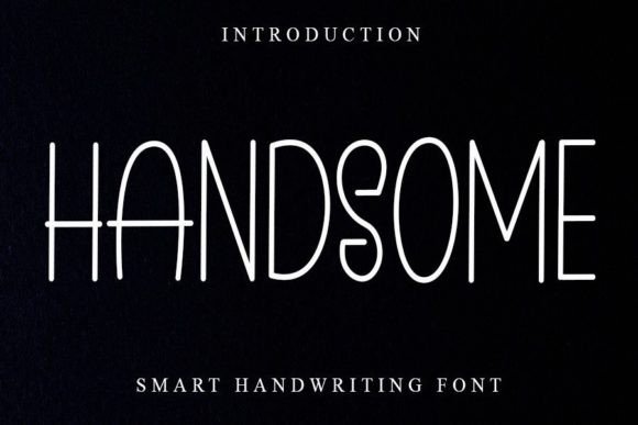 Handsome Font Poster 1