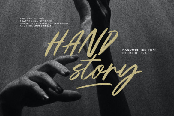 Handstory Font Poster 1