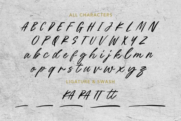 Handstory Font Poster 9