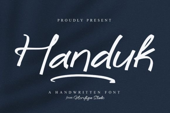 Handuk Font Poster 1