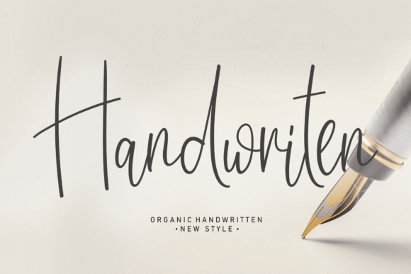 Handwriten Font Poster 1