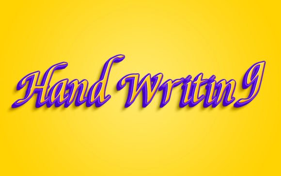 Handwriting Font Poster 1