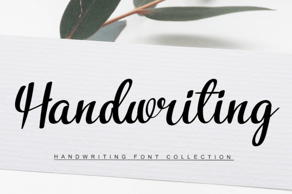 Handwriting Font Poster 1