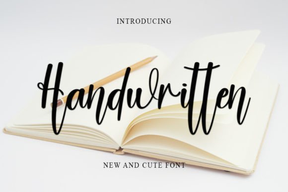 Handwritten Font Poster 1