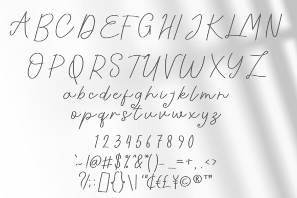 Handwritten Font Poster 4