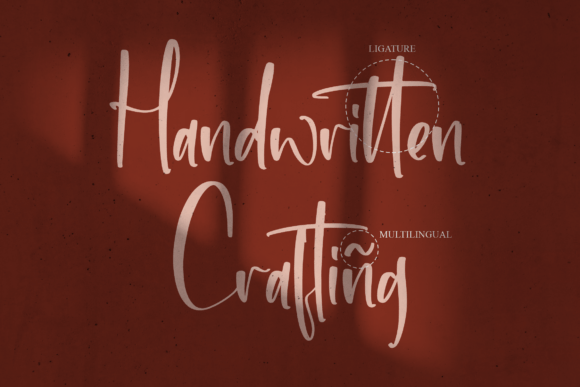 Handwritting Font Poster 12