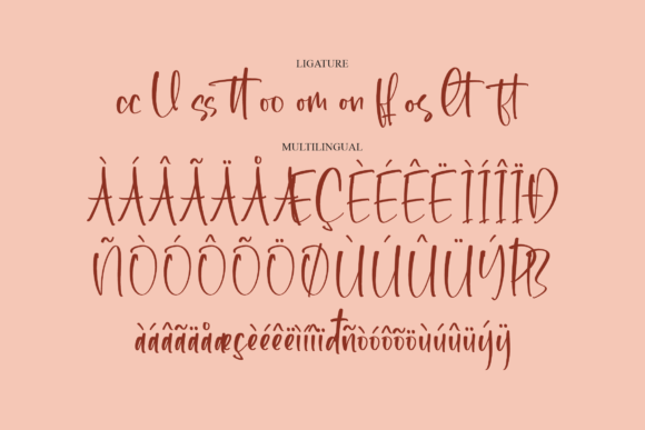 Handwritting Font Poster 14