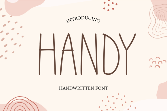 Handy Font Poster 1