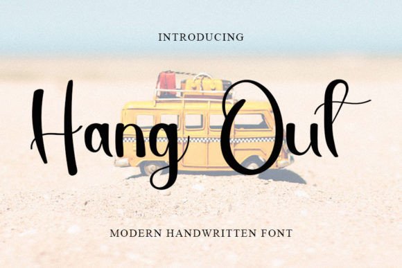 Hang out Font Poster 1