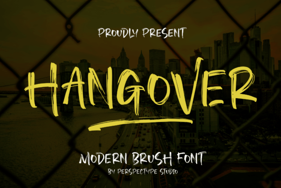 Hangover Font Poster 1