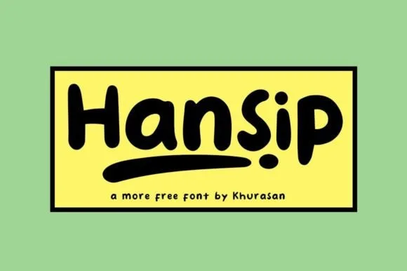Hansip Font Hansip Font Poster 1