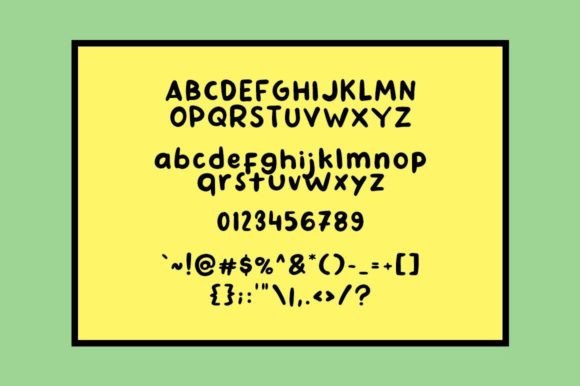 Hansip Font Poster 4