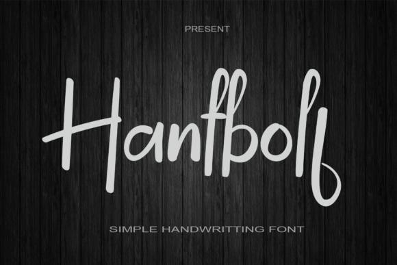 Hantboll Font Hantboll Font Poster 1