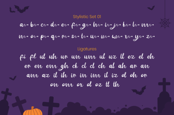 Hantu Tail Font Poster 5