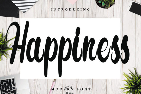 Happiness Font Poster 1