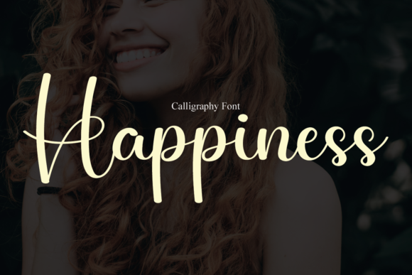 Happiness Font Happiness Font Poster 1