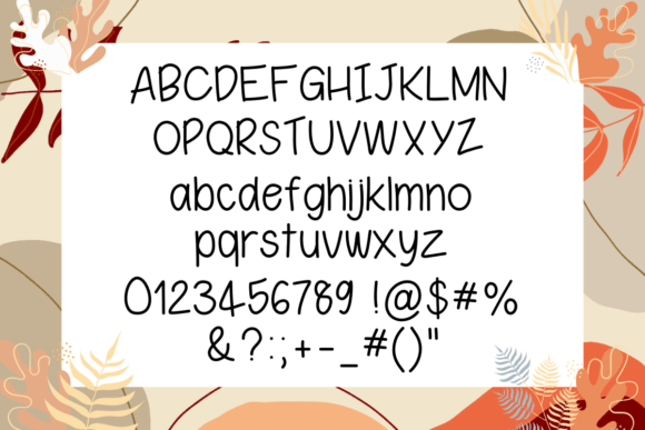 Happy Font Poster 4