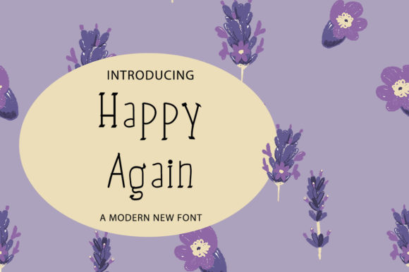 Happy Again Font Poster 1