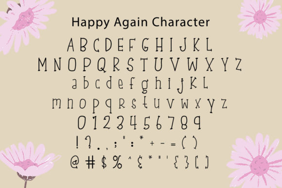 Happy Again Font Poster 5