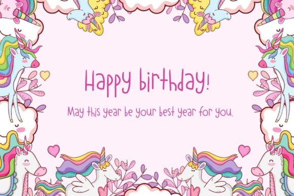 Happy Birthday Font Poster 2